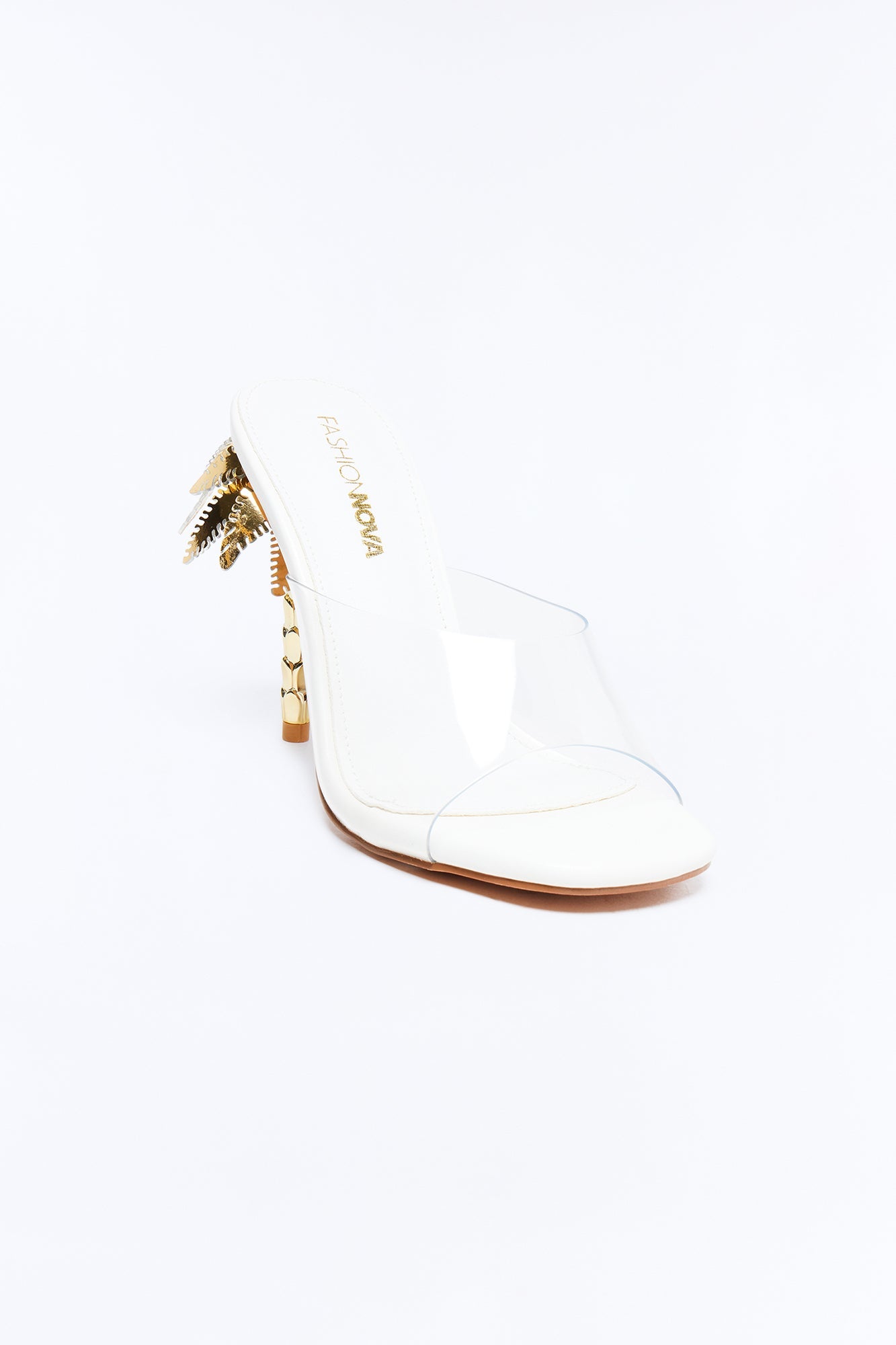 Palms Novelty Heels - White