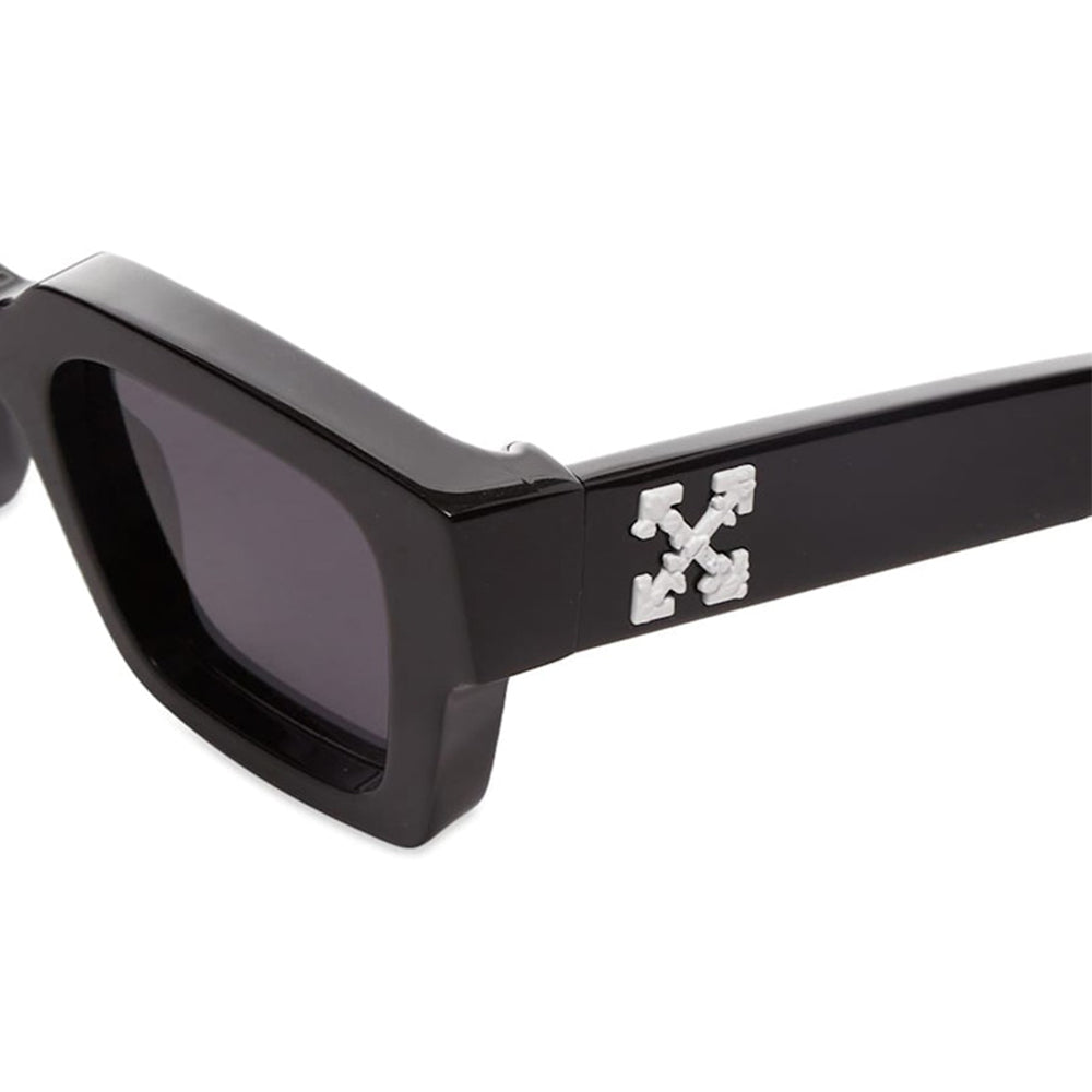 OFF-WHITE Virgil Square Frame Sunglasses 'Black White Grey' FW21