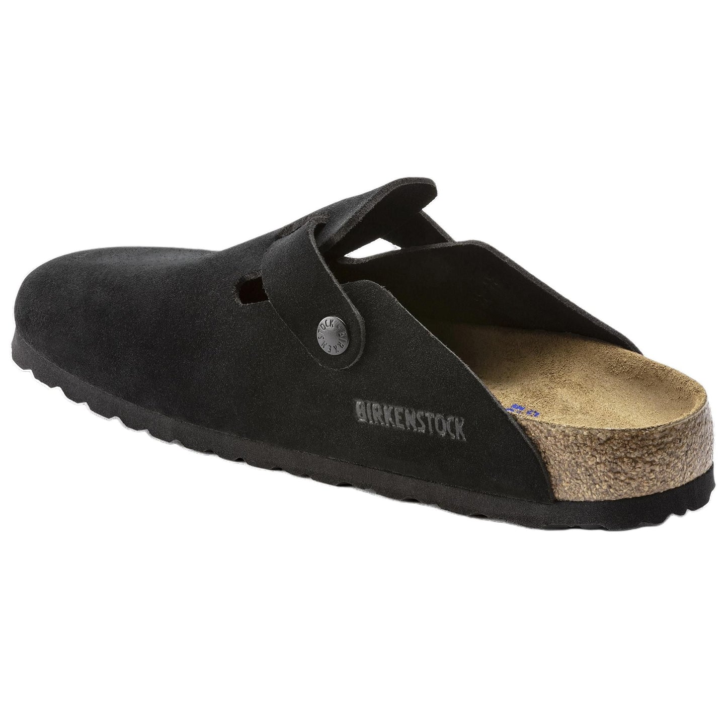 Birkenstock Boston Soft Footbed Suede 'Black' 0660471