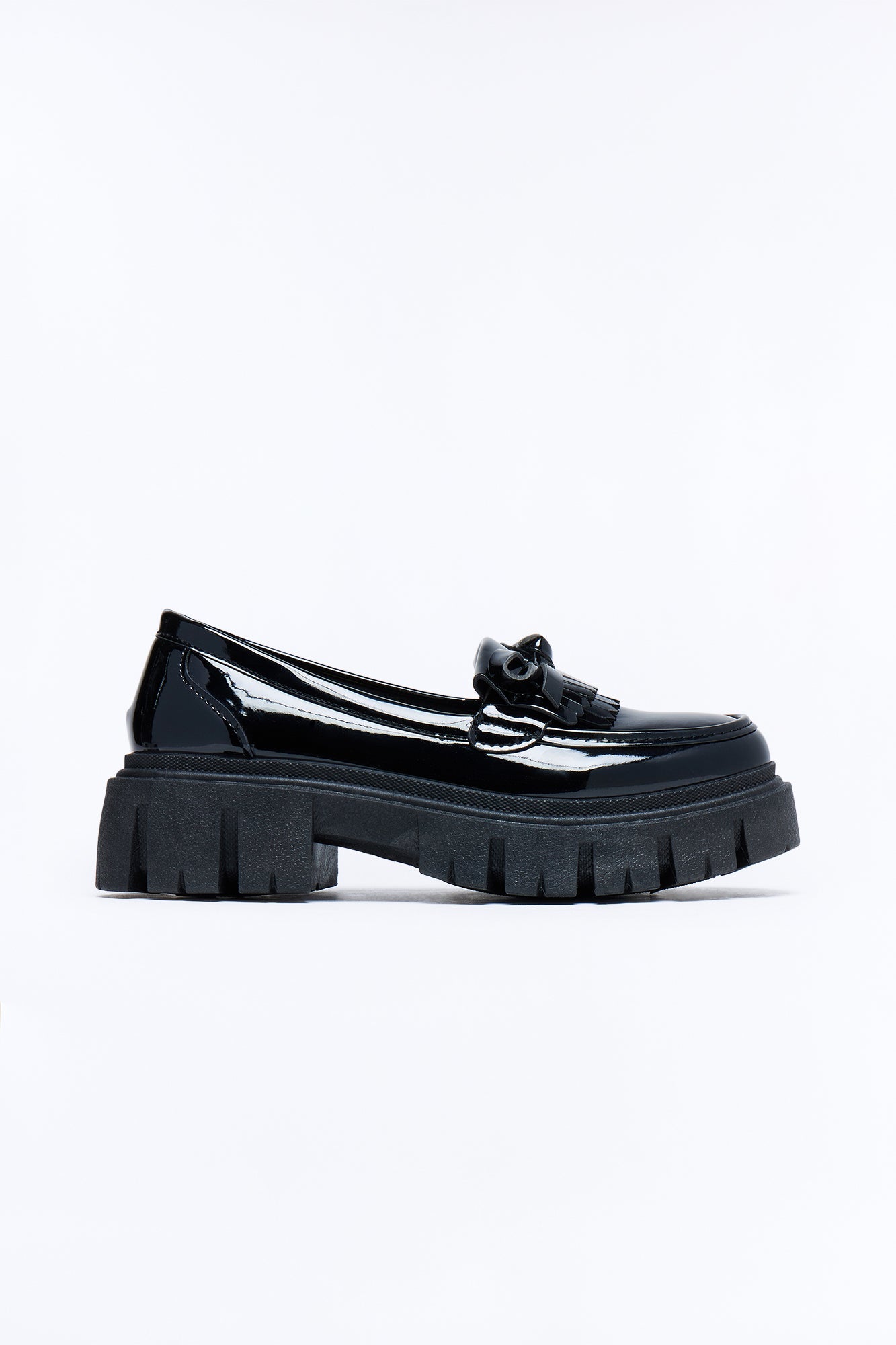 Knox Plaftorm Loafers - Black