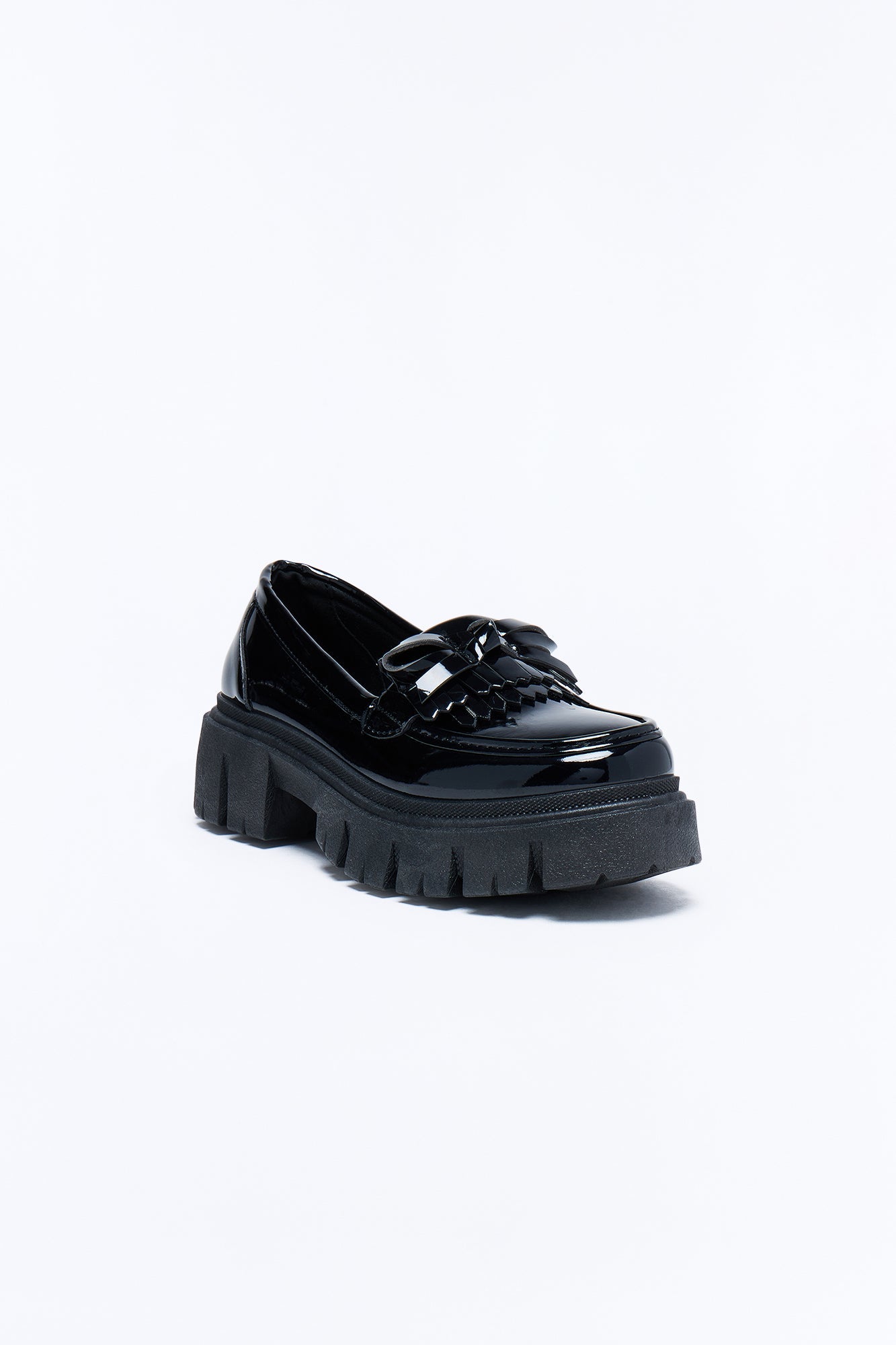 Knox Plaftorm Loafers - Black