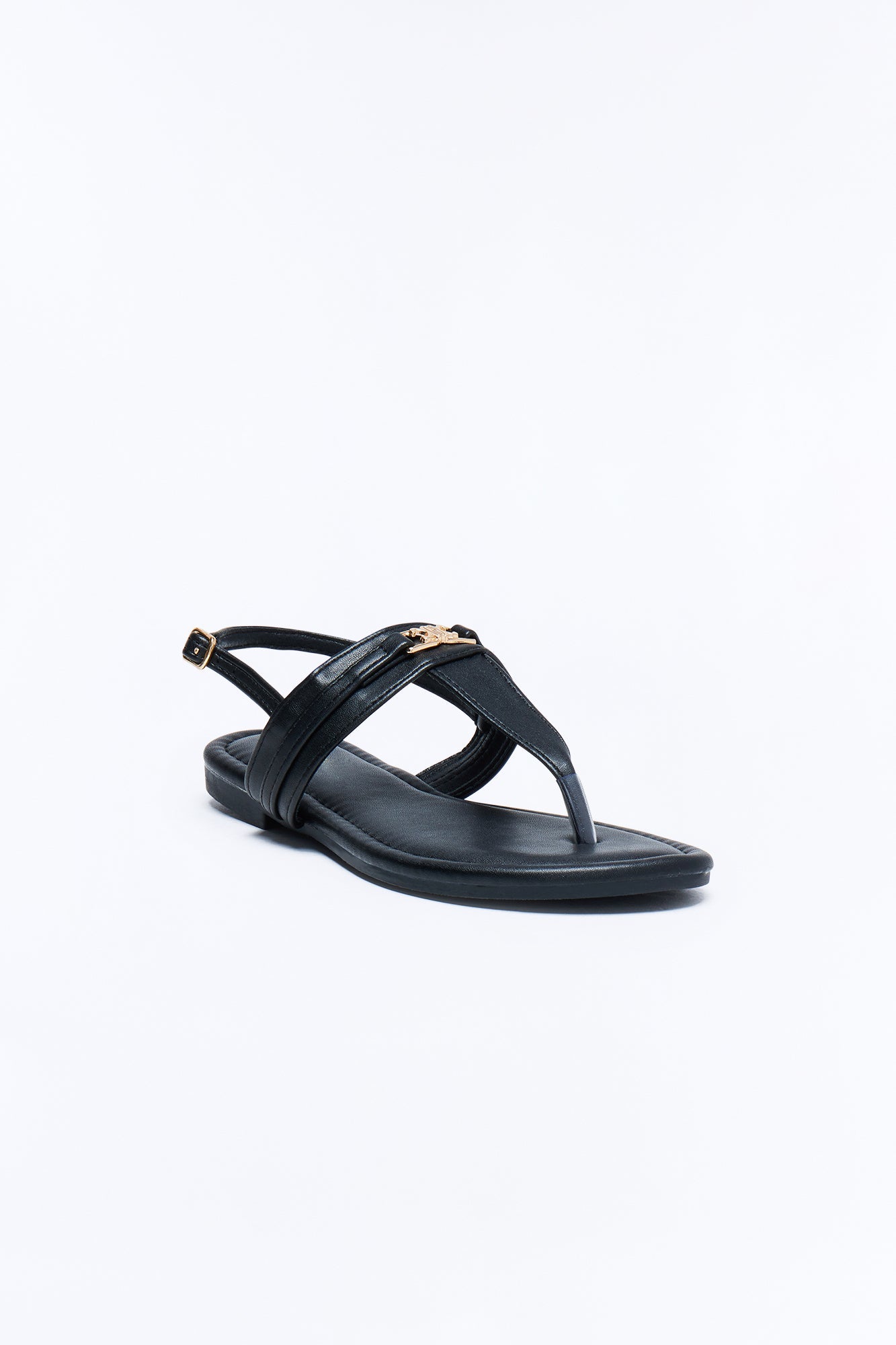 Rani Hardware Sandals - Black