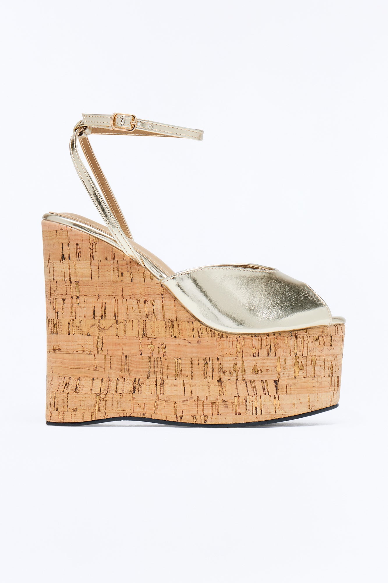 Cult Fav Ultra Platform Wedges - Gold