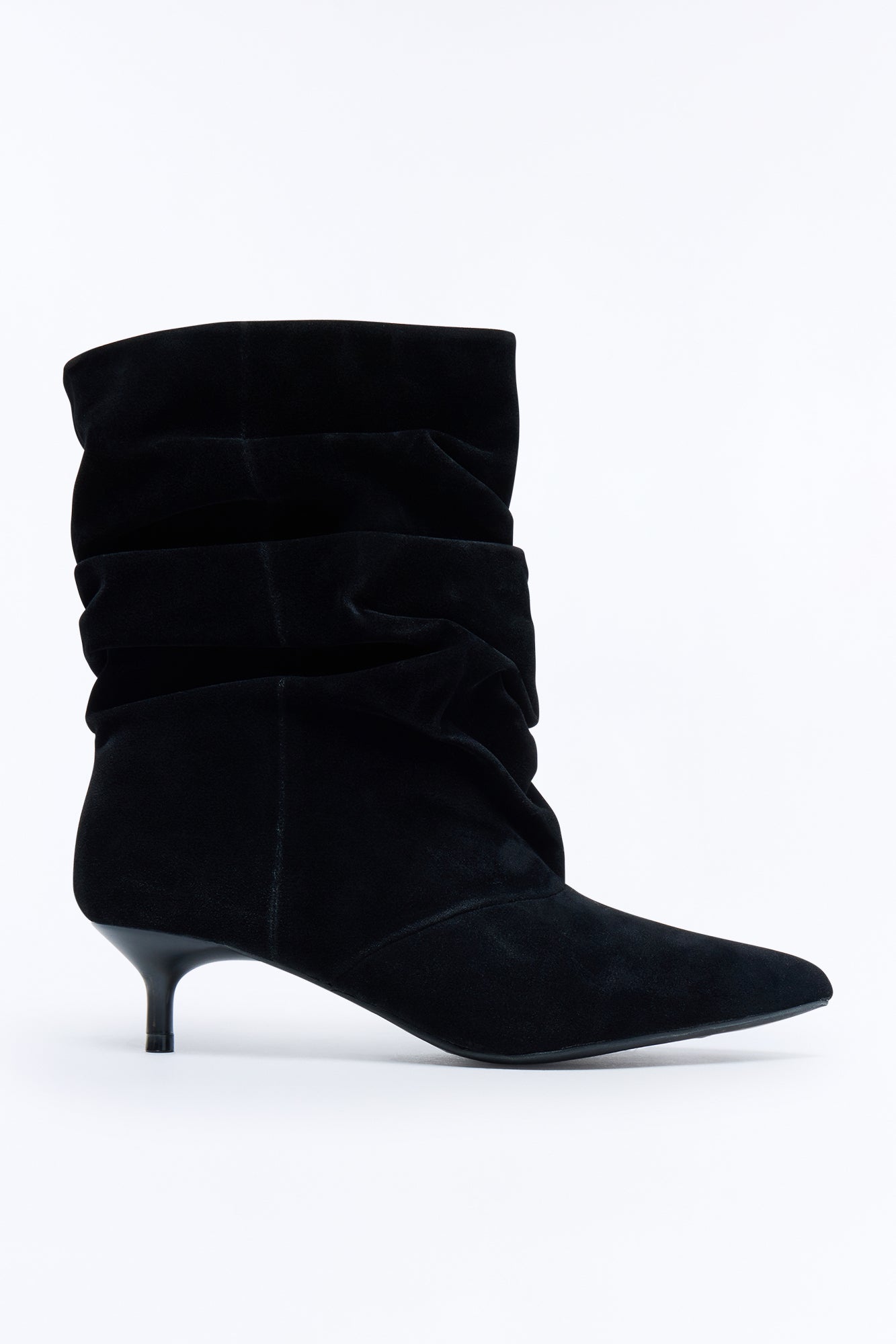 Freddi Ruched Bootie - Black