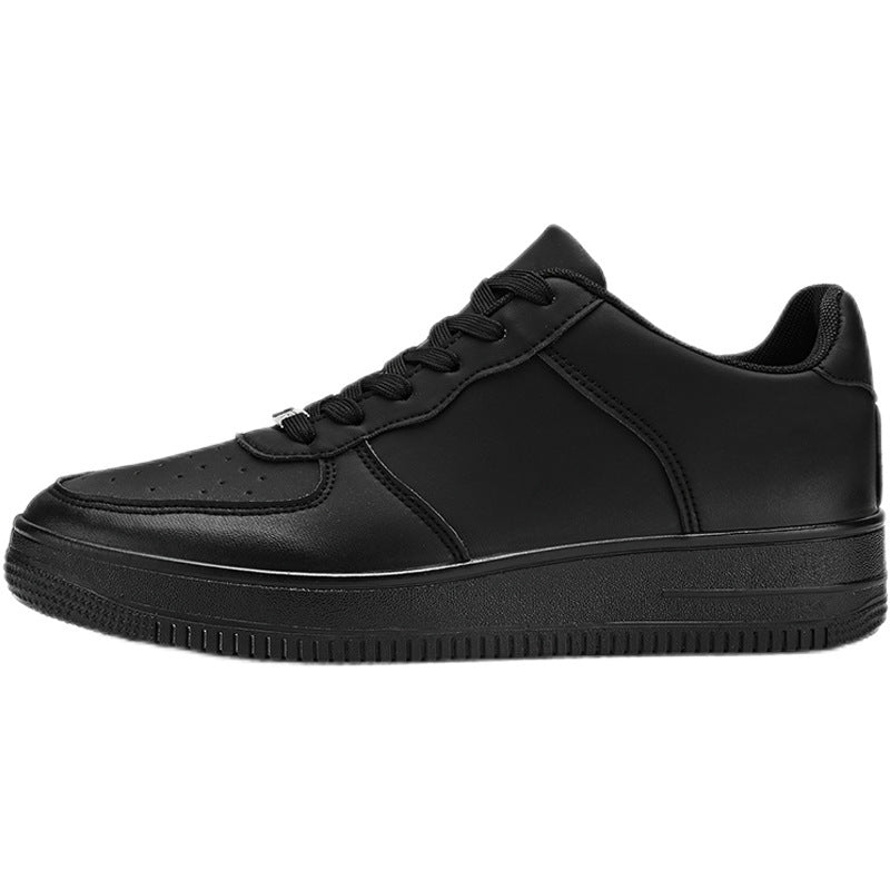 Men's Black High-Street American-Style Skate Sneakers – Versatile, Trendy, and Casual (New Spring 2025 Collection)