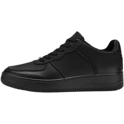 Men's Black High-Street American-Style Skate Sneakers – Versatile, Trendy, and Casual (New Spring 2025 Collection)