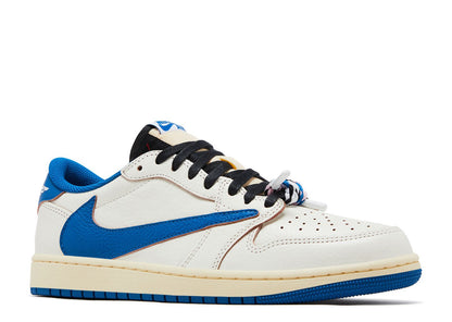 Air Jordan 1 Low x Travis Scott x Fragment 'Sail Military Blue' DM7866-104