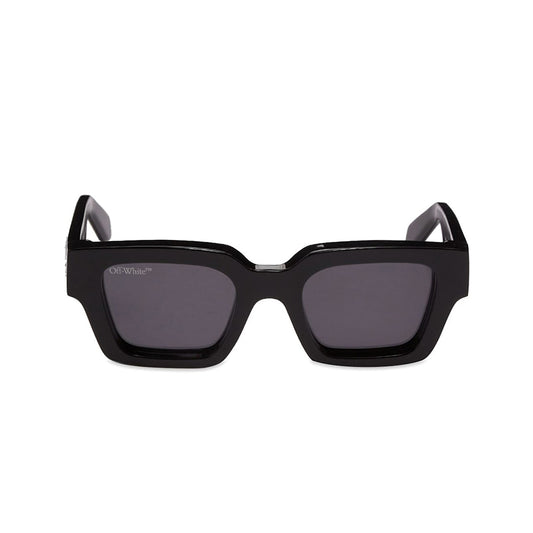 OFF-WHITE Virgil Square Frame Sunglasses 'Black White Grey' FW21