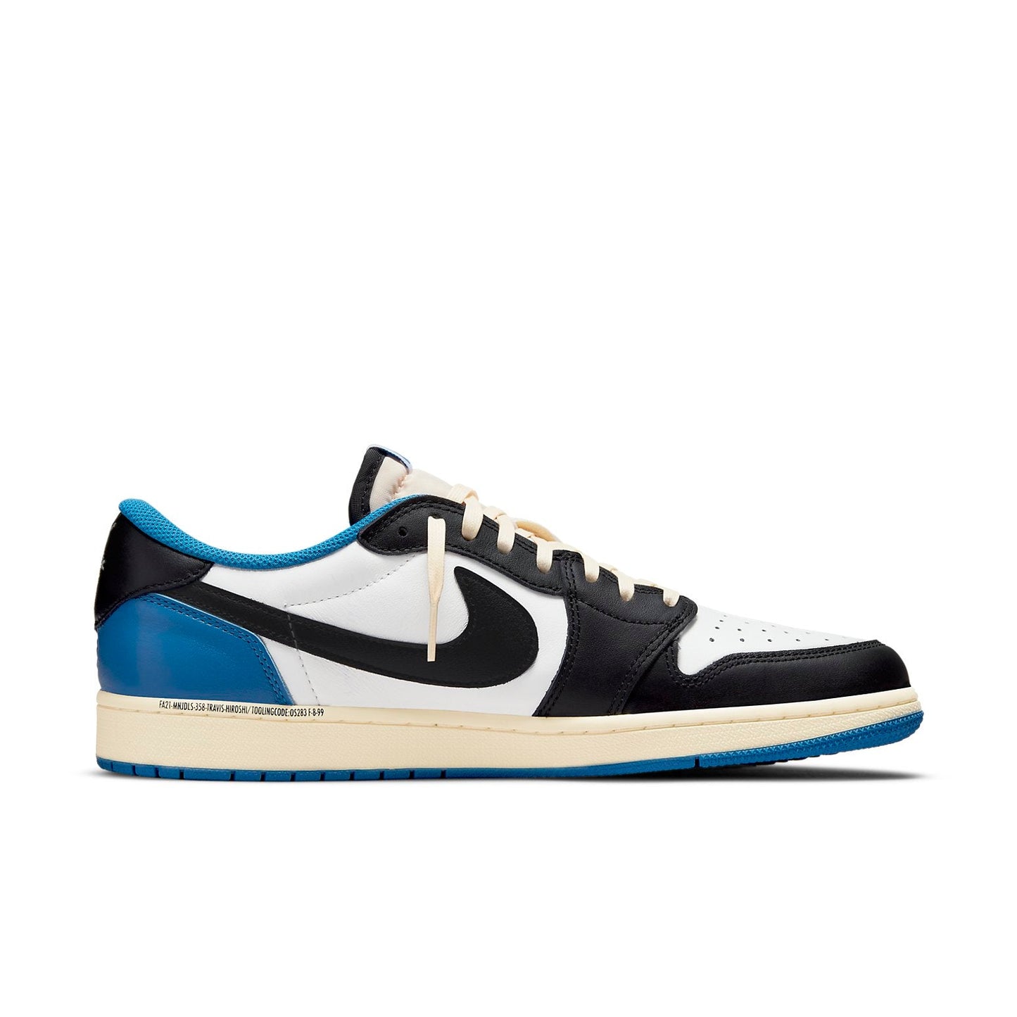 Air Jordan 1 Low x Fragment Design x Travis Scott 'Sail Black Military Blue' DM7866-140