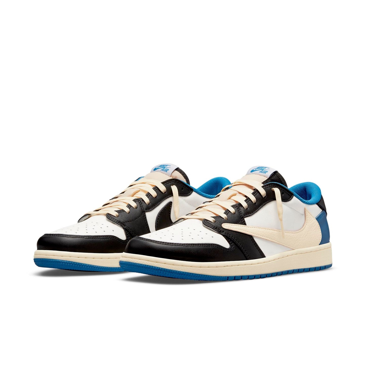 Air Jordan 1 Low x Fragment Design x Travis Scott 'Sail Black Military Blue' DM7866-140