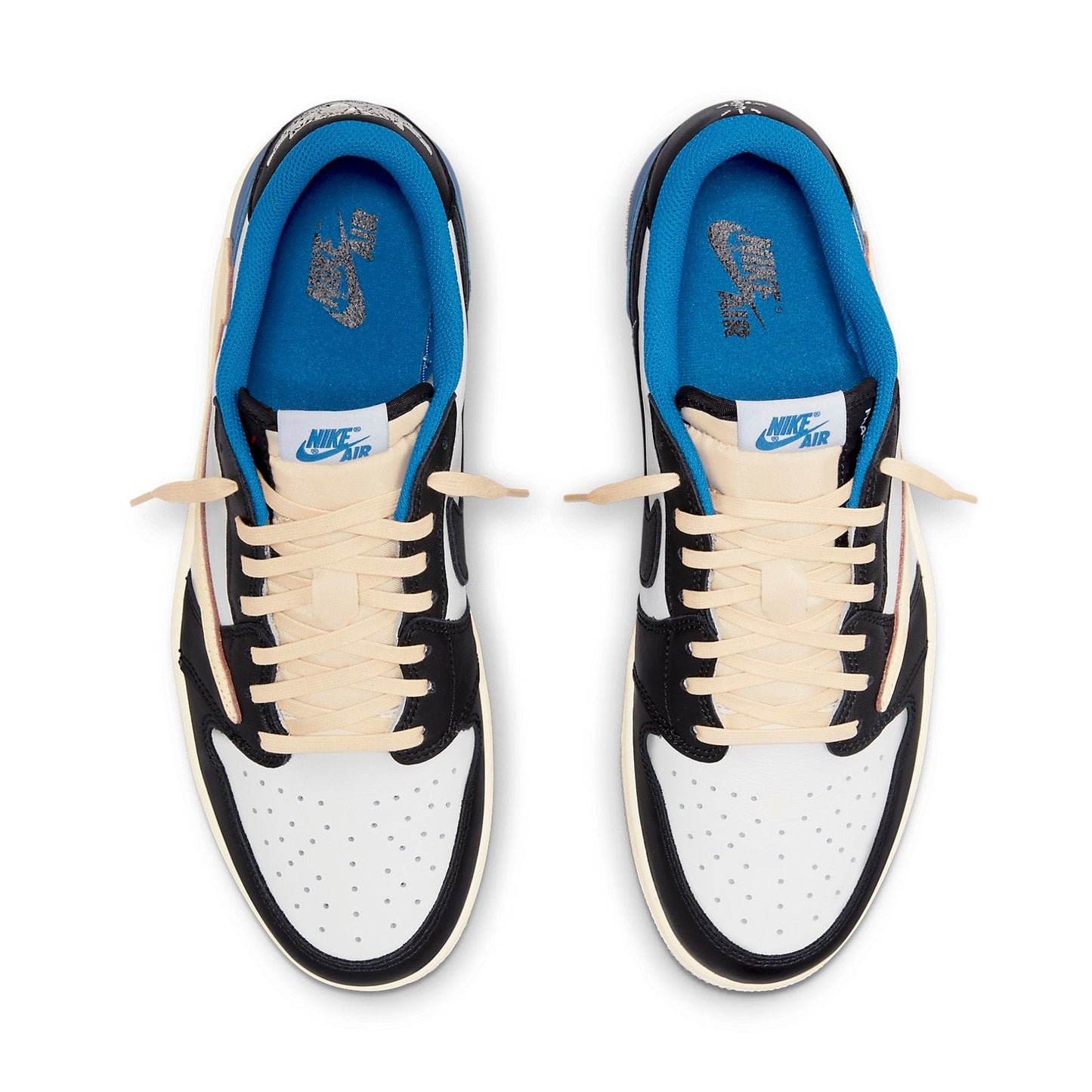 Air Jordan 1 Low x Fragment Design x Travis Scott 'Sail Black Military Blue' DM7866-140