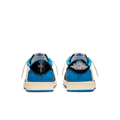 Air Jordan 1 Low x Fragment Design x Travis Scott 'Sail Black Military Blue' DM7866-140